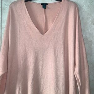 Light pink sweater dress